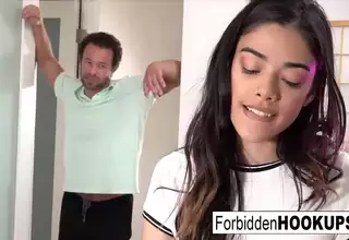 Hot College student bangs her step uncle
