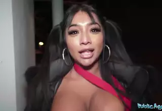 Public Agent Sexy teen with tits and ass seduced by his Rizz