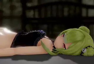 Uruha Rushia Bondage Bdsm Aphrodisiac Sex Hololive MMD 3D Blonde Hair CLIP