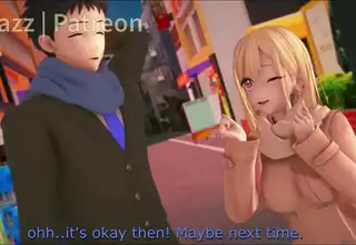 Marin Kitagawa does Christmas cosplay for an old man in a motel