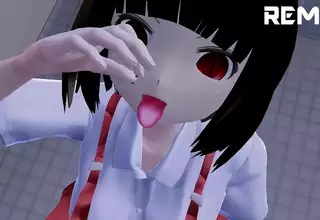 MMD Giantess Encounter with Hanako san