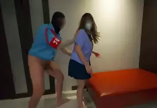 A female student was broken into by a perverted security guard who broke into her dorm room and had sex with her in the dorm.