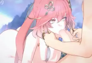 Genshin Impact Yae Miko Blowjob