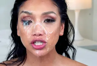 Vicki Chase delivers an exceptionally deep and messy blowjob performance. This amateur couple enjoys a wet encounter with deep throat elements.